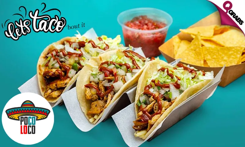 Tacos, Burritos & Quesadillas at Poco Loco, Tawar Mall!